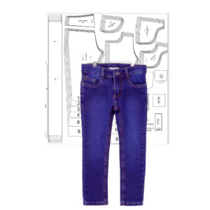 Pantalon jeans 1-8 años