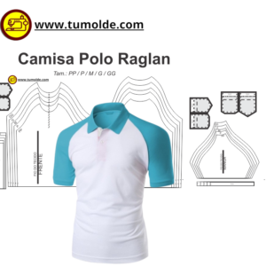 polo ranglan corta xs-xl